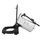 MAXBLAST 80L industrial vacuum cleaner with a shiny metal canister, black base, and sturdy handle for easy maneuverability