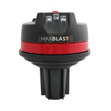 MAXBLAST 80L industrial vacuum cleaner features a sleek black and red design, with a sturdy build and powerful suction capabilities