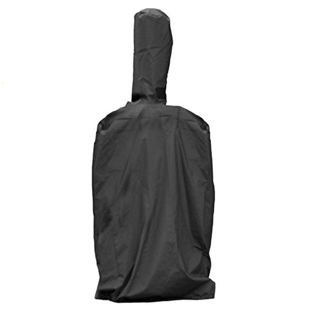 Durable black rain cover for Kukoo outdoor pizza oven, designed to protect against moisture and weather elements, featuring a snug fit
