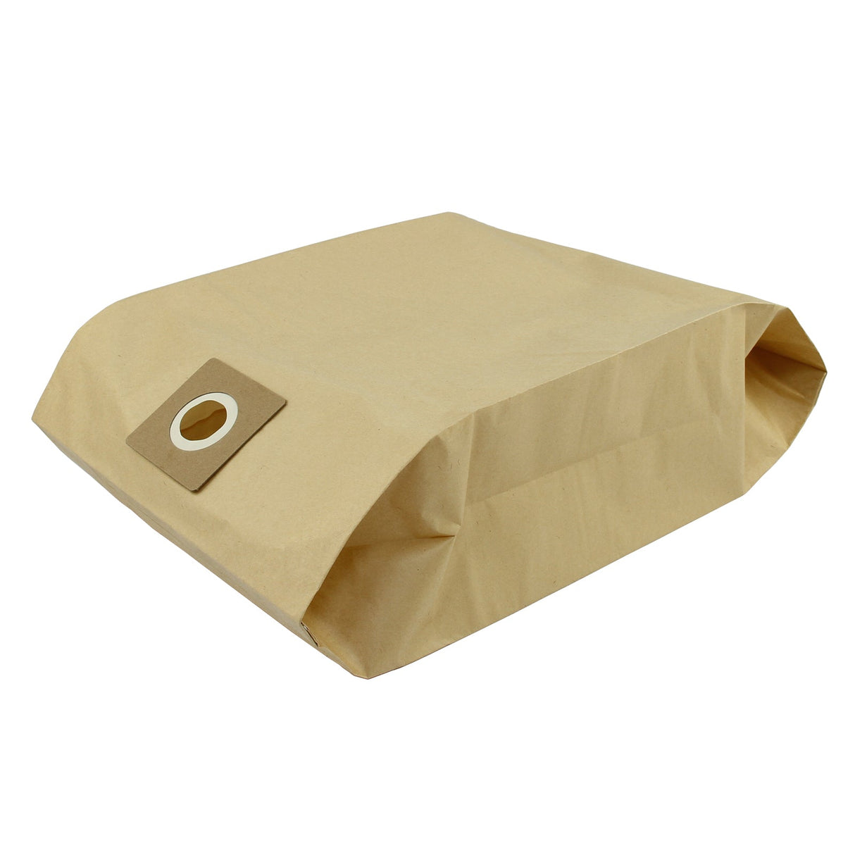 Brown paper vacuum cleaner dust bag with a circular opening, designed for MAXBLAST 30L, showcasing a sturdy, textured surface