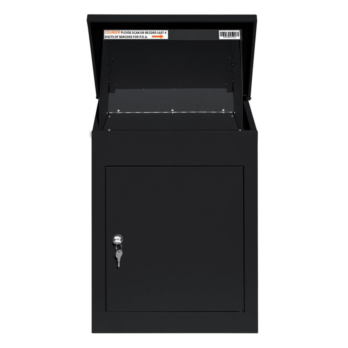 Black Anti-Theft Parcel Post Box