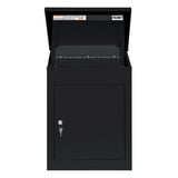 Black Anti-Theft Parcel Post Box
