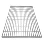 Galvanised steel grating measuring 1000mm x 700mm, featuring a sturdy grid pattern with a smooth, metallic finish and durable construction