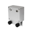 Sleek silver T-Mech Ultrasonic Vinyl Adaptor with adjustable knobs, a round input jack, and a compact rectangular design