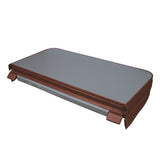 Brown 2m hot tub spa cover featuring a smooth, durable surface with a sleek design and secure fastening edges for insulation