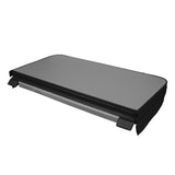 Durable black hot tub spa cover measuring 2.1m, featuring a smooth surface and secure fastening edges for optimal insulation