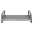 Galvanised steel steps, 900mm wide, featuring a textured surface for slip resistance and sturdy metal supports for durability