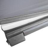 Grey 2.2m hot tub spa cover featuring a durable, smooth surface and reinforced edges for optimal insulation and protection