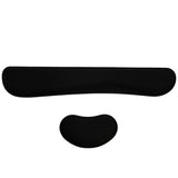 Black ergonomic kneeling chair cushions featuring a sleek, contoured design for comfort and support during prolonged sitting