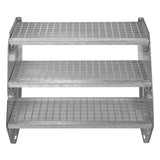 Adjustable 5 Section Galvanised Staircase - 900mm Wide