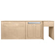 Light wood Camper Kitchen Pod with smooth surfaces, sleek drawers, and a minimalist design, perfect for compact living spaces