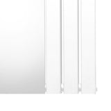 Flat Mirror Radiator - 1800mm x 425mm - White