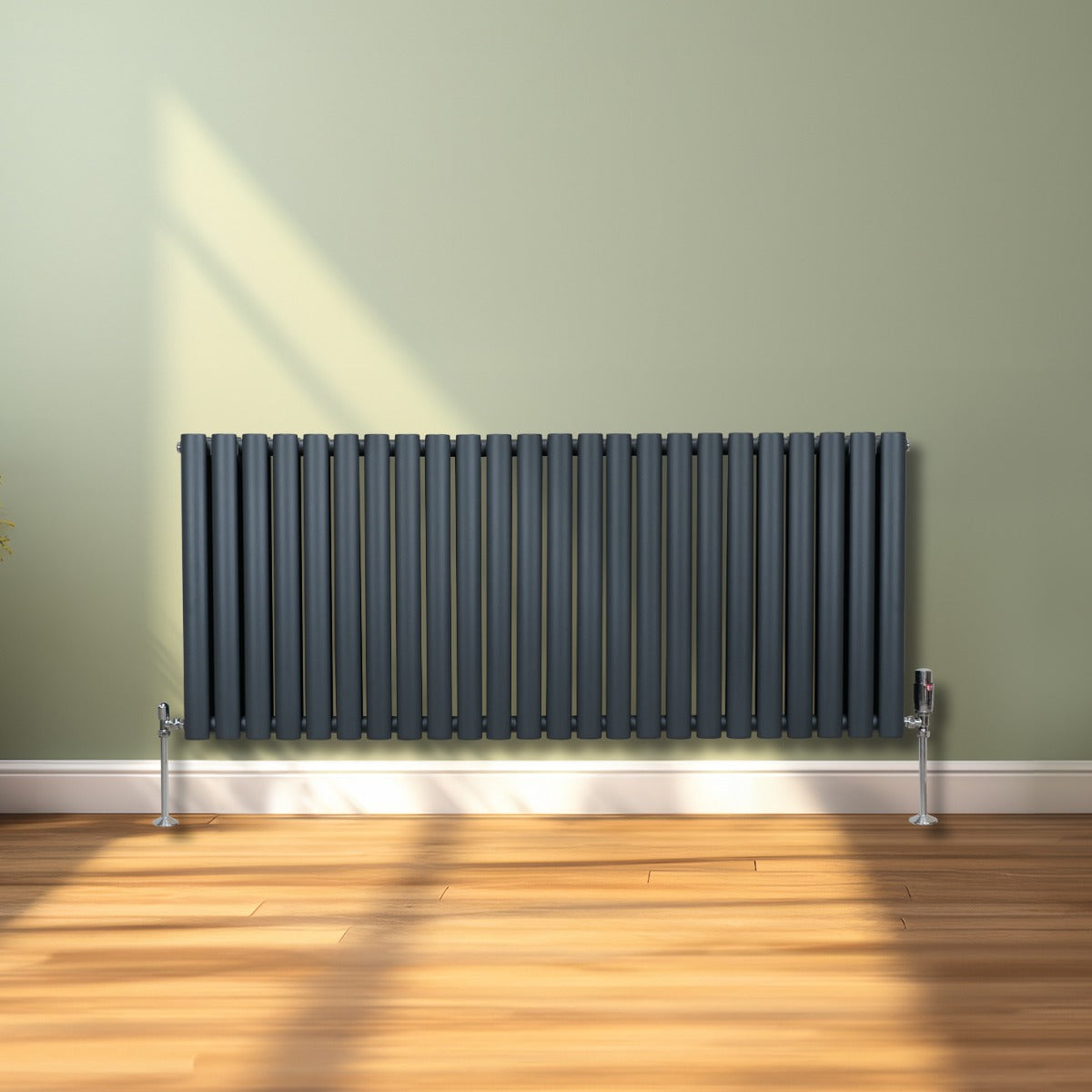 Orban Radiator Oval Column Radiator – 600mm x 1440mm – Anthracite Grey – Monster Shop IE