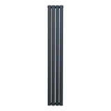 Oval Column Radiator – 1600mm x 240mm – Anthracite Grey
