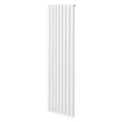 Sleek white oval column radiator, 1800mm x 480mm, featuring vertical lines and a smooth, modern finish for efficient heating