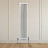Traditional 2 Column Radiator - 1800 x 382mm - White