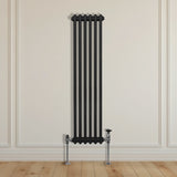 Traditional 3 Column Radiator - 1500 x 292mm - Black