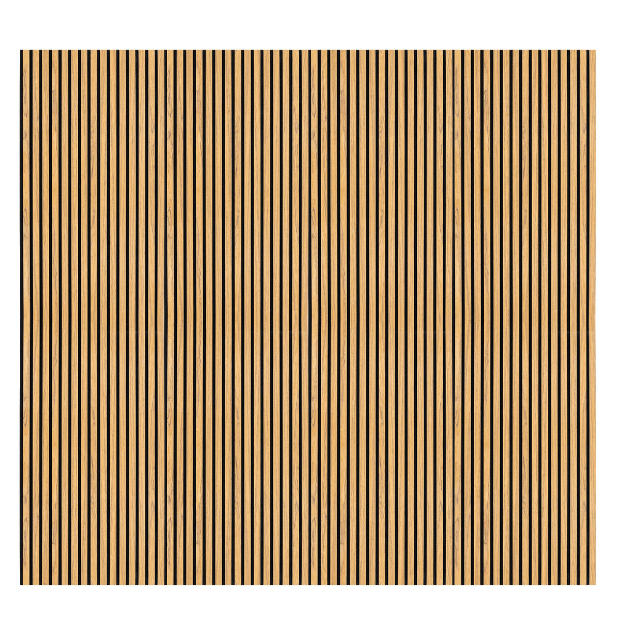 Acoustic Slat Wall Panels x 2 - Oak