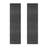 Acoustic Slat Wall Panels x 2 – Anthracite Grey