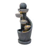 Electric Water Feature - Spiral Springs