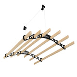 Clothing Airer Ceiling Pulley - Black - 0.9m