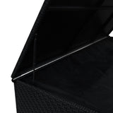 Rattan Cushion Storage Box 996L - Black