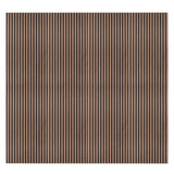 Acoustic Slat Wall Panel - Dark Walnut