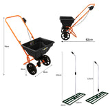 Rotary Spreader & 100cm Lawn Leveller - Green