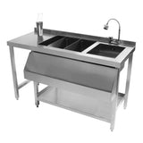 Modular Cocktail Bar Station with Ice Well