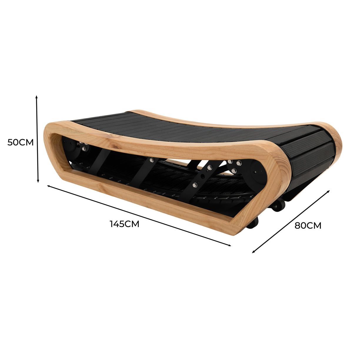 Curved Treadmill – Light Oak