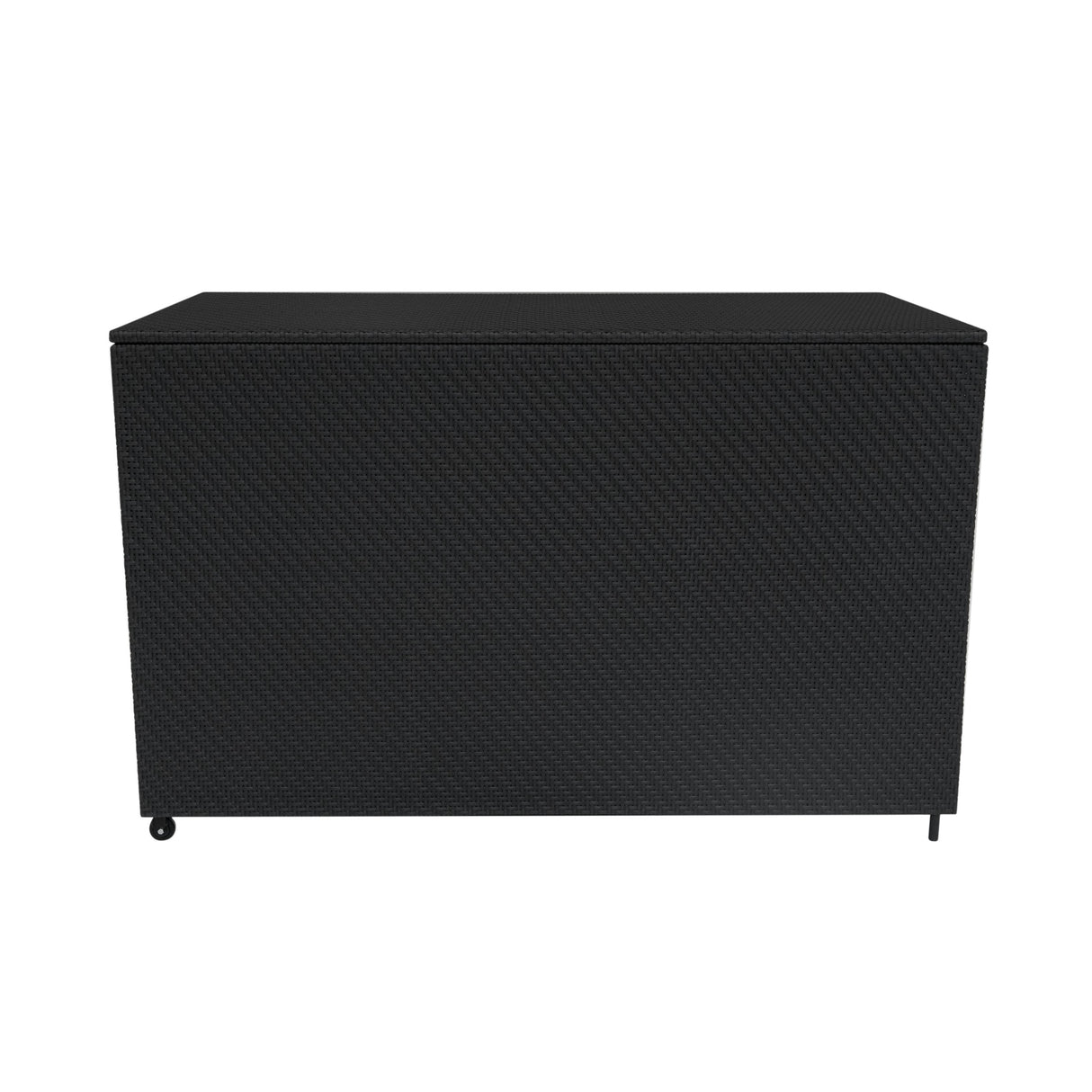 Rattan Modular 6 Piece Furniture Set & 996L Storage Box – Black