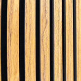 Acoustic Slat Wall Panels x 3 - Oak