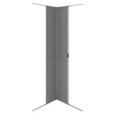 Tambour Shower Door – Silver