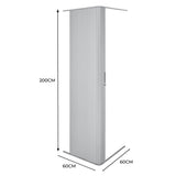 Tambour Shower Door – Silver