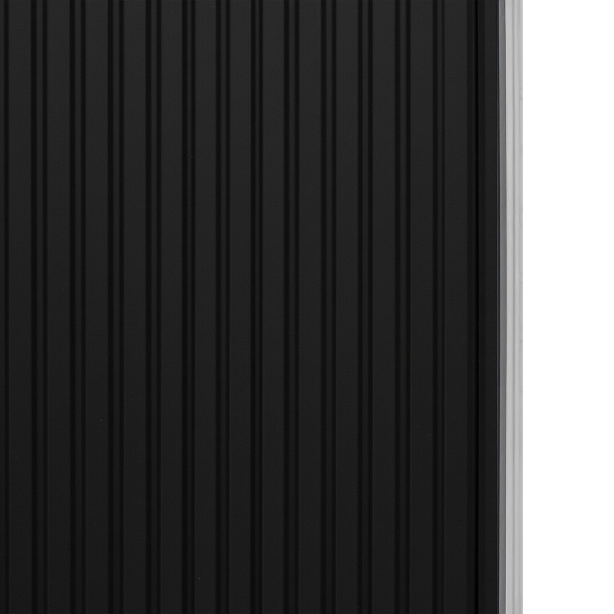 Tambour Shower Door – Black