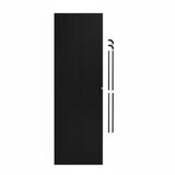 Tambour Shower Door – Black