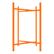 Bright orange mortar board stand, 750mm high, featuring a sturdy metal frame with a sleek, modern design and durable finish