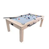 7-In-1 Games Table & Storage Bench - Oak