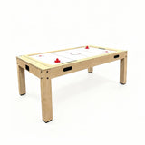 7-In-1 Games Table & Storage Bench - Oak