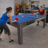 7-In-1 Games Table & Storage Bench - Grey