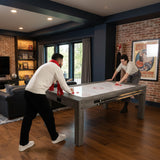 7-In-1 Games Table & Storage Benches x 2 - Grey