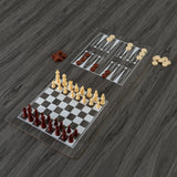 7-In-1 Games Table & Storage Benches x 2 - Grey