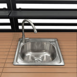Aluminium & Wood Outdoor 3pc Kitchen Set