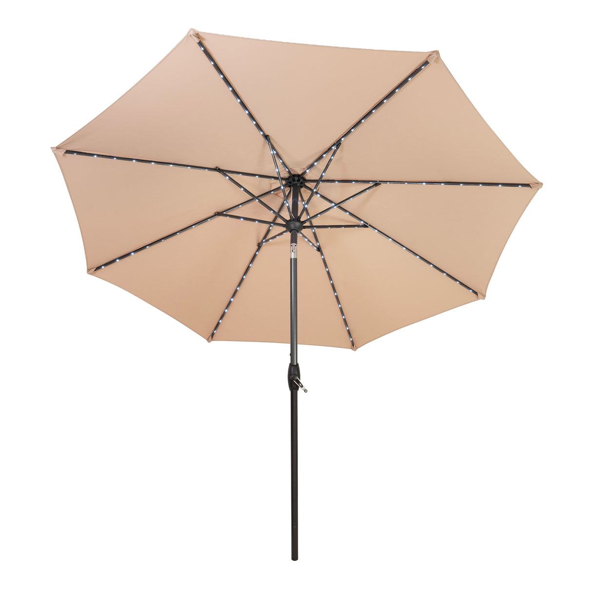 LED Tilt Parasol 2.7m – Beige