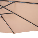 LED Cantilever Parasol 3m – Beige