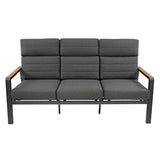 5 Seater Reclining Furniture Set With Firepit
