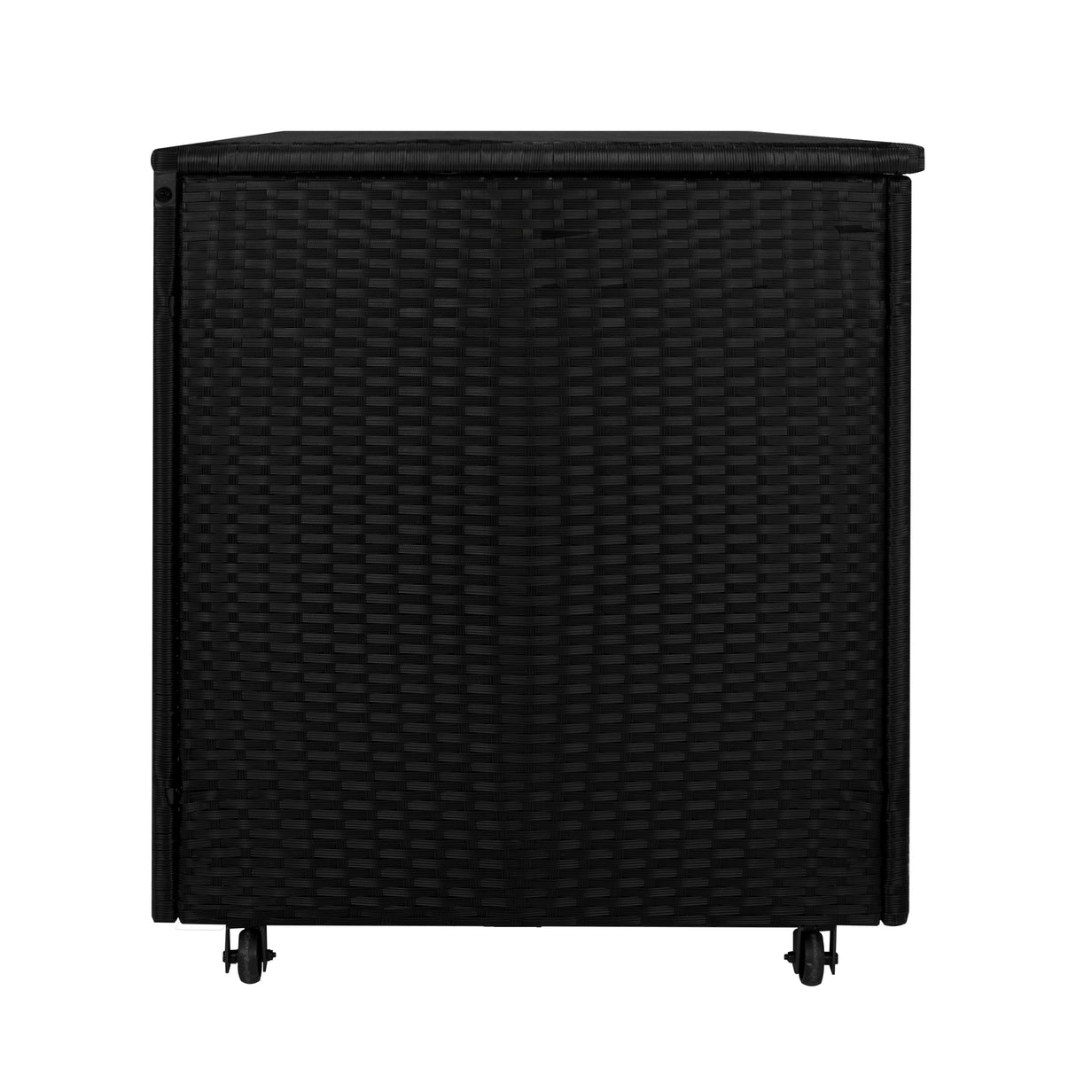 Rattan Cushion Storage Box 700L - Black