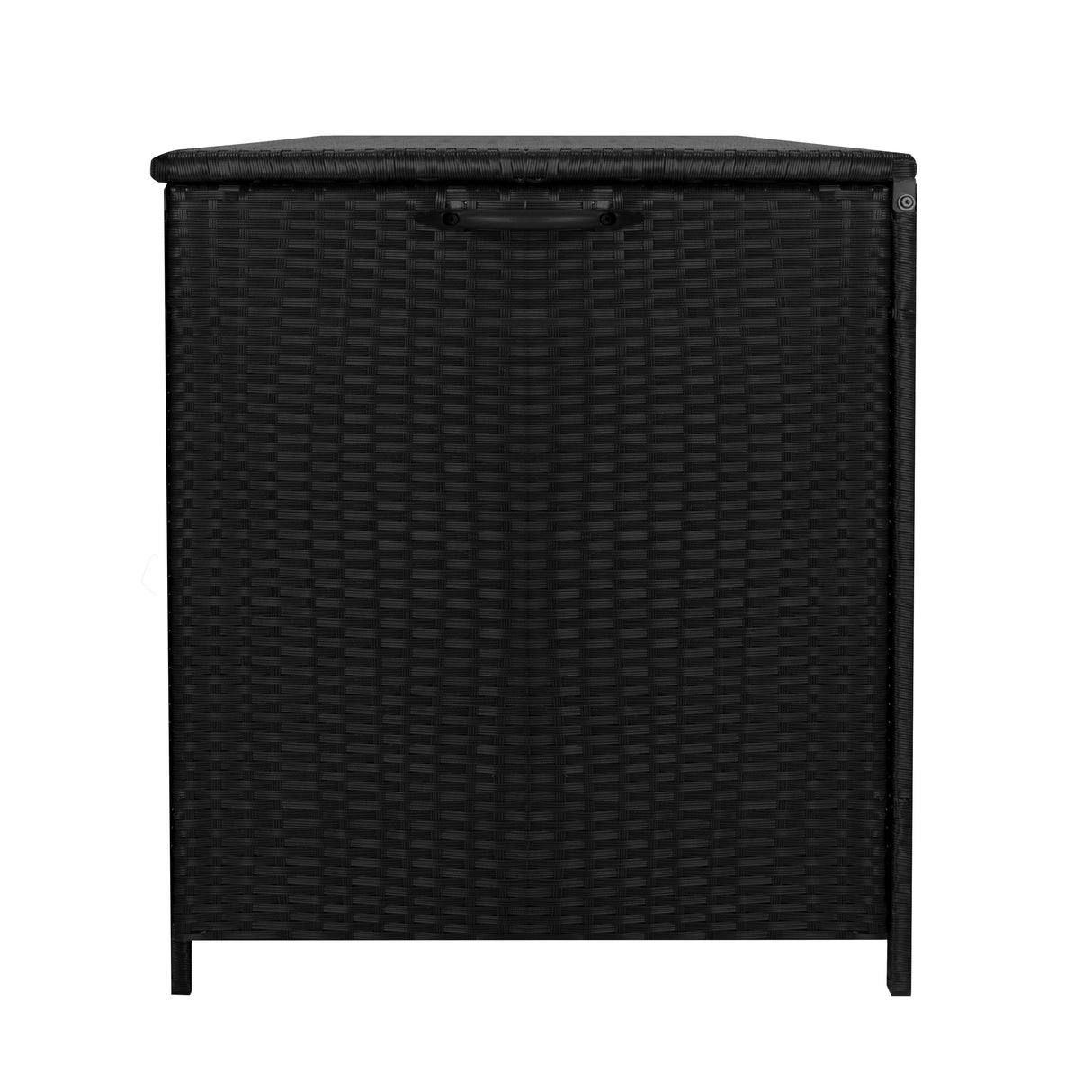 Rattan Cushion Storage Box 700L - Black