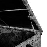 Rattan Cushion Storage Box 700L - Grey