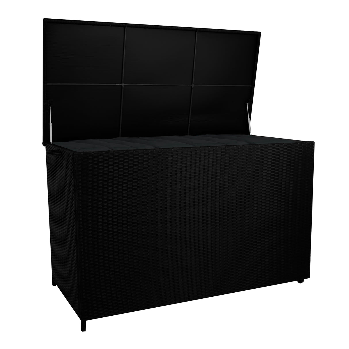 Rattan Cushion Storage Box 996L - Black